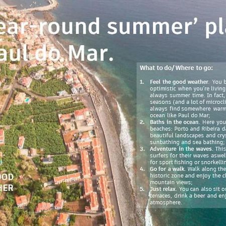 O Pomar - A Quiet Sunny Place With Amazing Sea Views Paul do Mar  Esterno foto