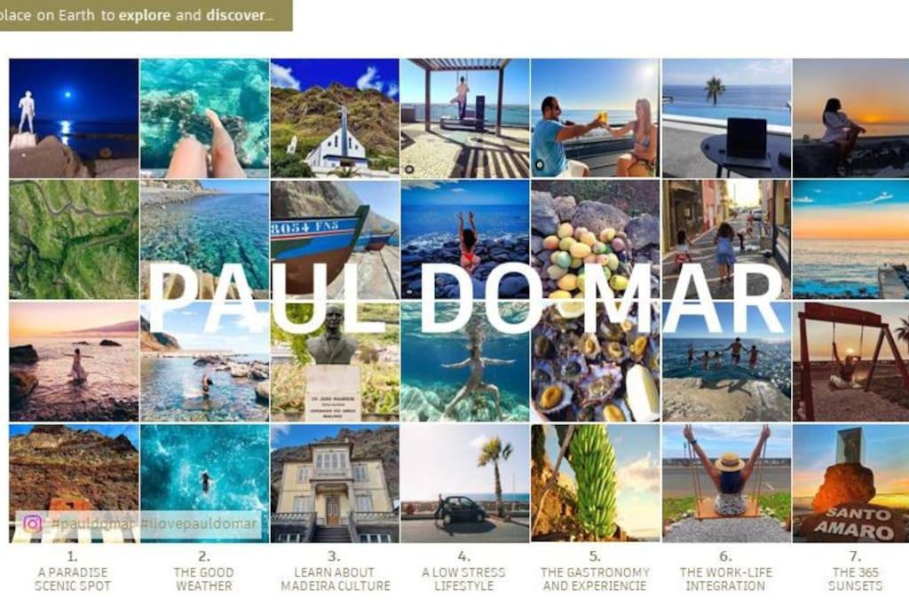 O Pomar - A Quiet Sunny Place With Amazing Sea Views Paul do Mar  Esterno foto